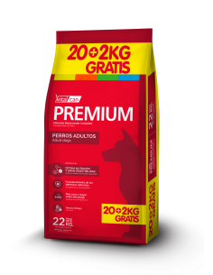 Vitalcan Premium Perro Ad X 20 + 2 Kg. Gratis